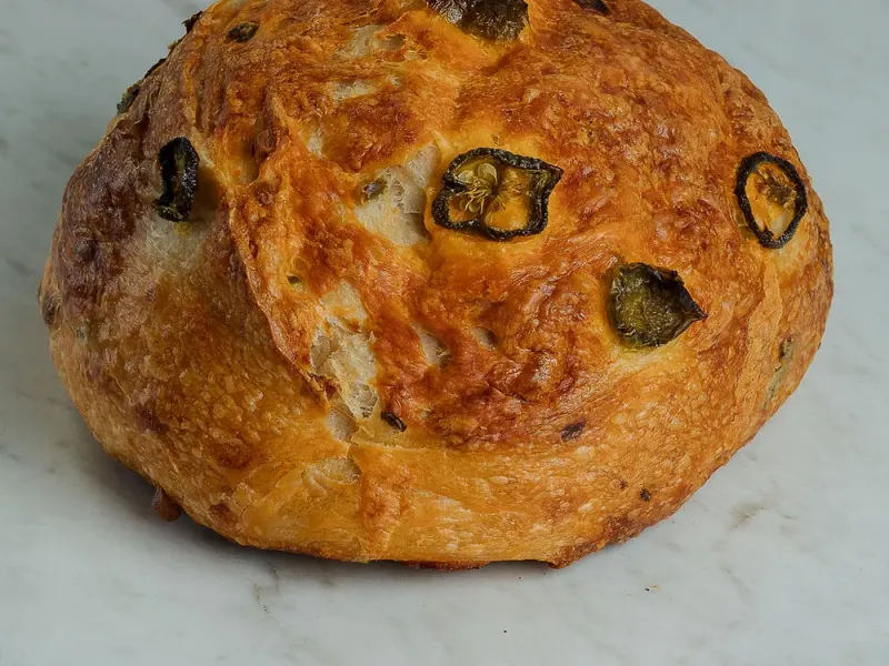 Jalapeño-Cheddar Boule